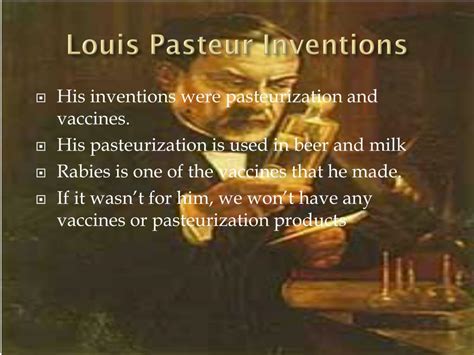 Louis Pasteur Timeline Of Inventions