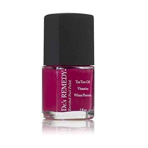 Dr S Remedy Enriched Nail Polish Focus Fuchsia 0 5 Fluid Ounce