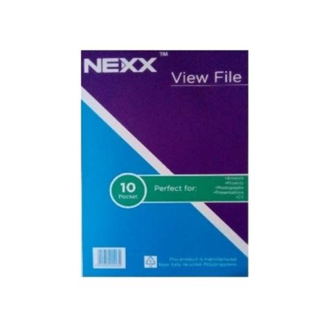 Nexx A Pocket Display Folder My Online Stationery