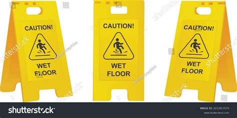 Vector Safety Sign Artwork Compositions Templates Stock Vector (Royalty ...