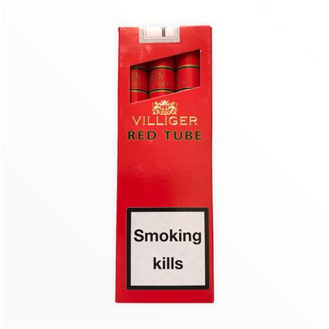 Villiger Red Tube عبوه من سيجار فليجر تيوب أحمر الفاخر Az Smoker