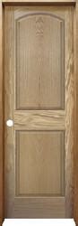 Mastercraft 24 W X 80 H Oak 2 Panel Arch Interior Door System Right