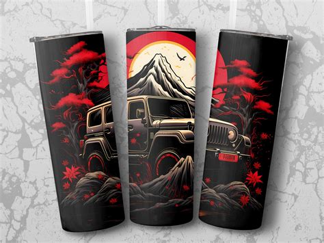 Jeep Wrangler Tumbler Wrap Oz Skinny Off Road Tumbler Sxs Etsy