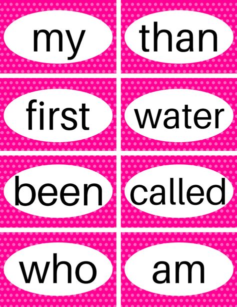 Free Printable Sight Words Flash Cards | It's a Mother Thing