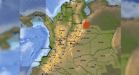 Temblor En Colombia Movimiento De 4 9 Grados Con Epicentro En