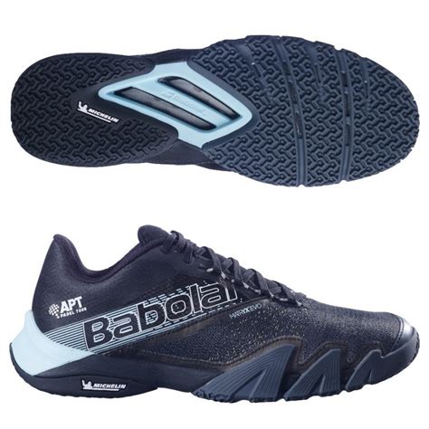 Babolat Jet Premura Men Apt Black Light Blue Shoes For Apt Zona