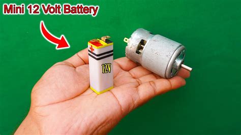 How To Make A Mini 12 Volt Battery Using Lithium Ion Battery Mini Dc