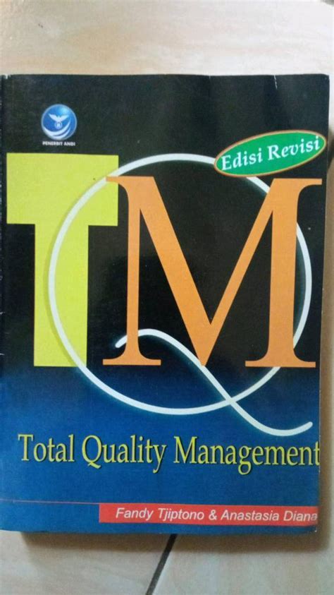 BUKU TOTAL QUALITY MANAGEMENT EDISI REVISI FANDY TJIPTONO Lazada