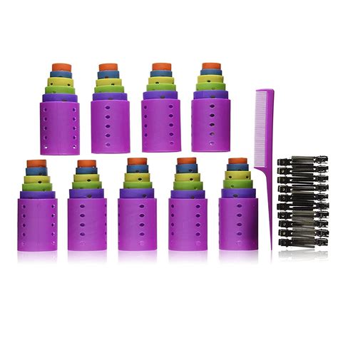 Conair Hair Rollers Magnetic Hair Curler Set - 75-Piece Set with Comb ...