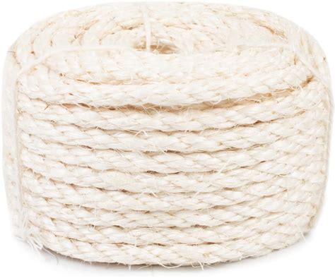 Amazon LEREATI Sisal Rope For Cat Scratcher 1 4 Inch 50 Feet Cat