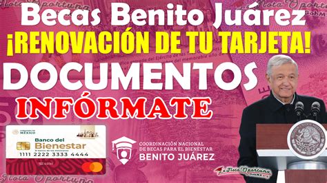 Becas Benito Juárez Tu Tarjeta del Bienestar se encuentra vencida