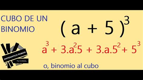 Cubo De Un Binomio P Principiantes Con Letras Y Exponentes Ejemplos