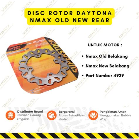 Jual Piringan Plat Plate Cakram Belakang Nmax Old New Dics Rotor