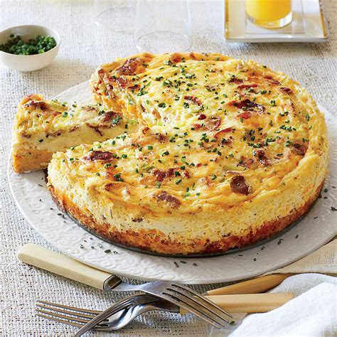 Bacon And Cheddar Grits Quiche Recipe Myrecipes