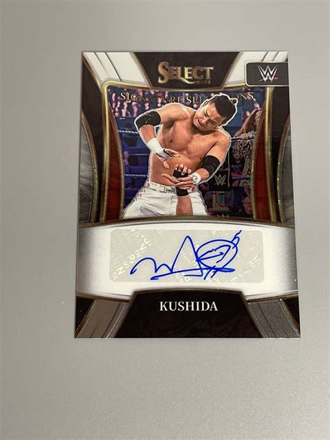 Kushida Panini Select Wwe Signature Selections Auto Autograph Sn