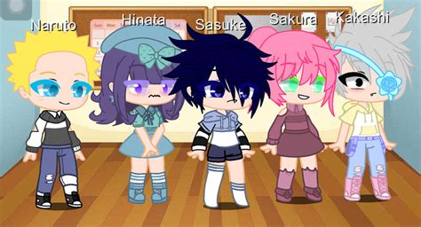 Team 7 And Hinata From Naruto As Gacha Fandom