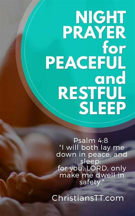 Good Night And Evening Prayer For Peaceful And Restful Sleep Night