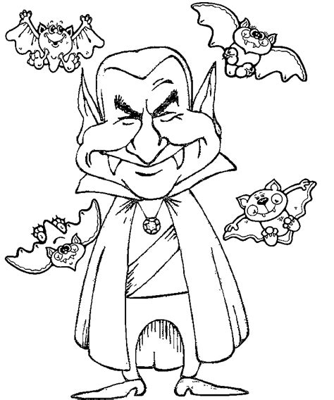 Vampire Coloring Pages To Download And Print For Free