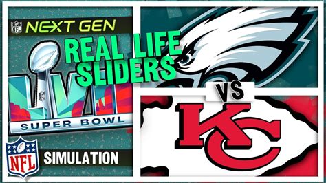 Eagles Vs Chiefs Super Bowl Prediction With Real Life Sliders Chiefs