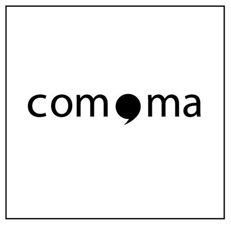 Comma Logo 브랜드 아이덴티티 로고 그래픽