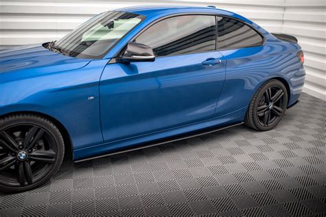 Street Pro Side Skirts Diffusers BMW 2 M Pack F22 Black Our Offer