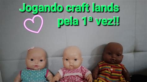 Jogando craft lands pela 1ª vez Sara Nengue e Kanddy YouTube