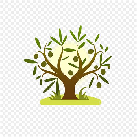 Olive Tree Logo Vector Png Images Cartoon Olive Tree Picture Eps