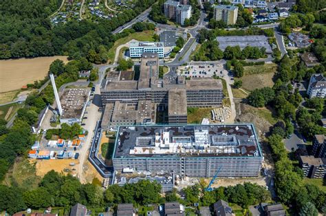 Luftaufnahme Velbert Baustelle F R Einen Erweiterungs Neubau Auf Dem