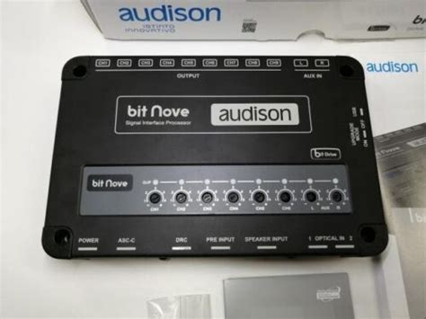 Audison Bit Nove DRC Signal Interface Processor 6 Channels In 9 Out