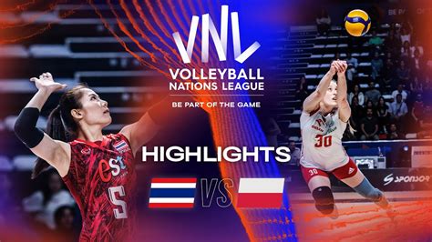 Tha Vs Pol Highlights Week Women S Vnl Youtube