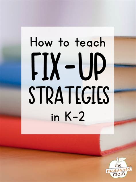 Teach Your Readers To Fix Up Their Reading With These Prompts For Fix