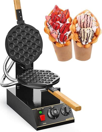 Wantjoin Machine Gaufres Aux Oeufs Bubble Waffle Gaufrier W