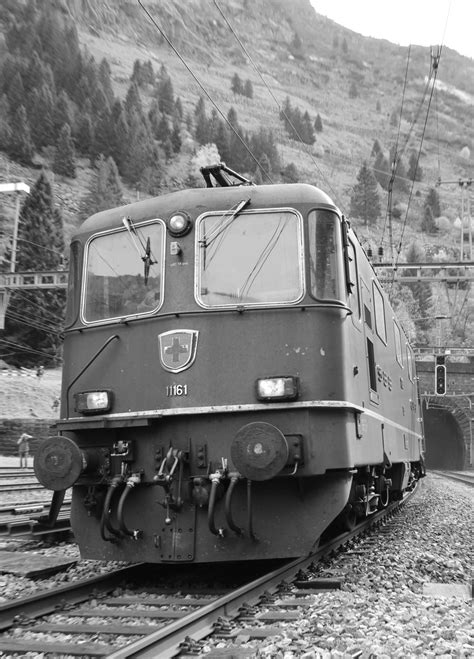 Sbb Re Ii Nr Hatte Den Alten Gotthardtunnel Verlassen Und