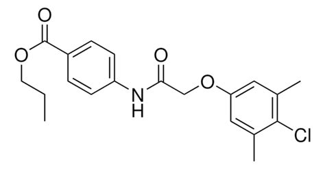 4 2 4 CHLORO 3 5 DIMETHYL PHENOXY ACETYLAMINO BENZOIC ACID PROPYL