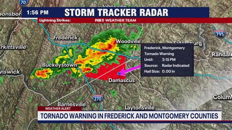 Tornado Warning In Frederick And Montgomery County Md Expired