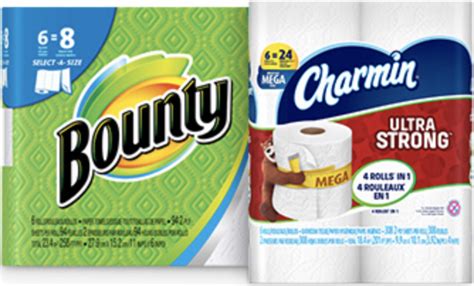 $1 off Charmin & Bounty Coupons