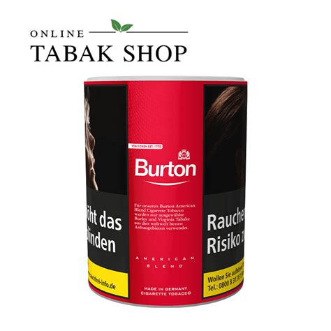 BURTON Original Red Rot Tabak 120g Dose Kaufen