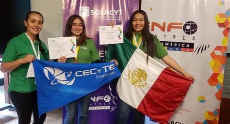 Alumnas Del CECyTE Guanajuato Ganan El Oro En El Infomatrix 2023 De