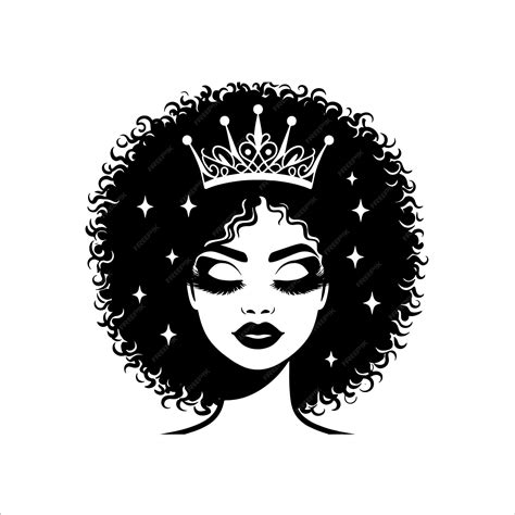 Premium Vector Black Woman Svg Afro Woman Svg Black Girl Svg Afro Puffs Pretty Black Educated