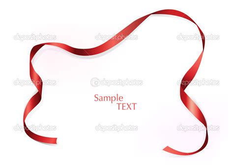 Rote Schleife Stock Vector By Polesnoy