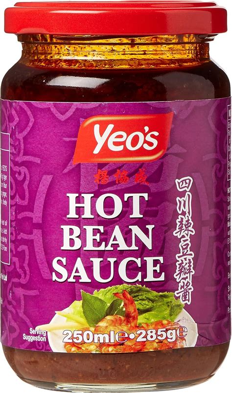 Yeos Hot Bean Sauce 250 Ml Pack Of 12 Uk Grocery