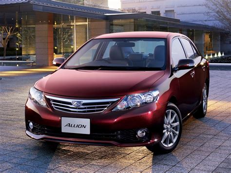 Toyota Allion technical specifications and fuel economy