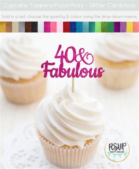 Fabulous Cupcake Toppers Th Birthday Cupcake Toppers Th