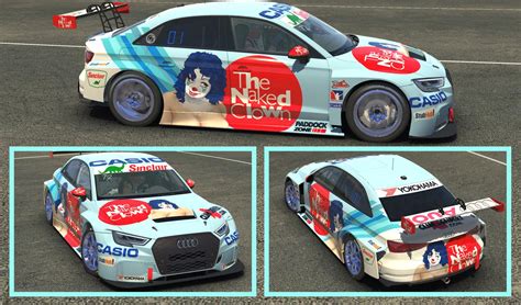 Audi Tcr Naked Clown By Clyde Coman Trading Paints