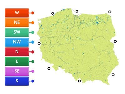 Kierunki Geograficzne Na Mapie Materia Y Dydaktyczne