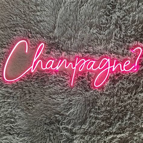 Champagne Neon Signs Champagne Bar Led Lights Champagne Pub Sign Decoration Champagne Decor