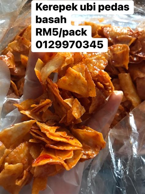 Kerepek Ubi Pedas Basah Kuantan Food Drinks Local Eats On Carousell