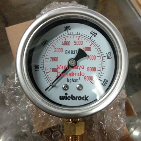 Jual Pressure Gauge Raket Inch Drat Inch Wiebrock Kg Bar