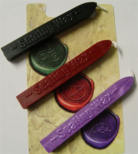 SEALING WAX REFILL Pagan Wicca Witch Goth Ritual EBay Wax Stamp Kit