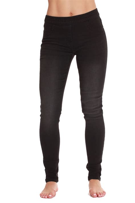 Just Love Just Love Denim Jeggings For Women With Pockets Comfortable Stretch Jeans Leggings